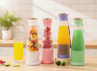 Portable Blender Juicer Cup – USB Rechargeable Smoothie Maker with 6 Blades for Travel Vallinex Ventures