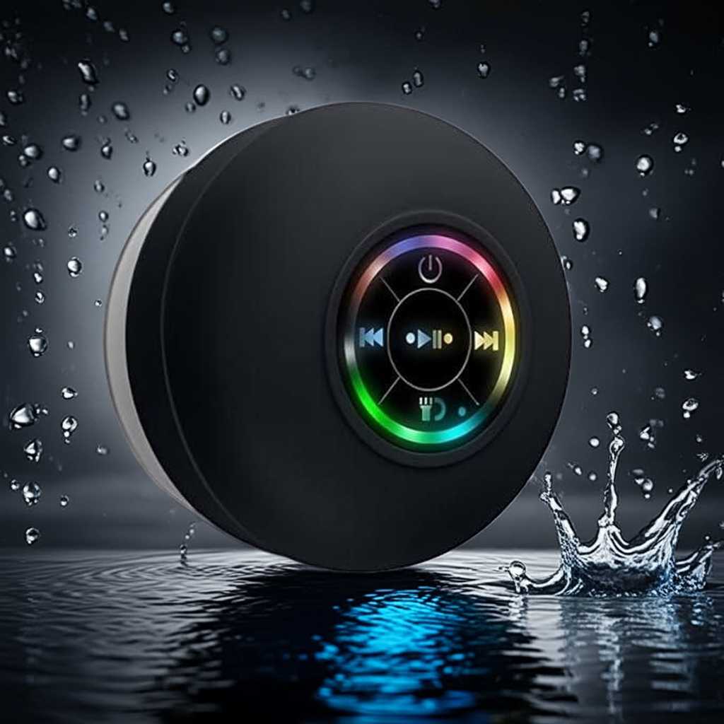 Waterproof Bluetooth Speaker – Portable Wireless Shower Speaker with Suction Cup for Travel Vallinex Ventures
