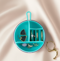 Portable Jewelry Box – Small Travel Organizer Case for Rings, Earrings & Necklaces Vallinex Ventures