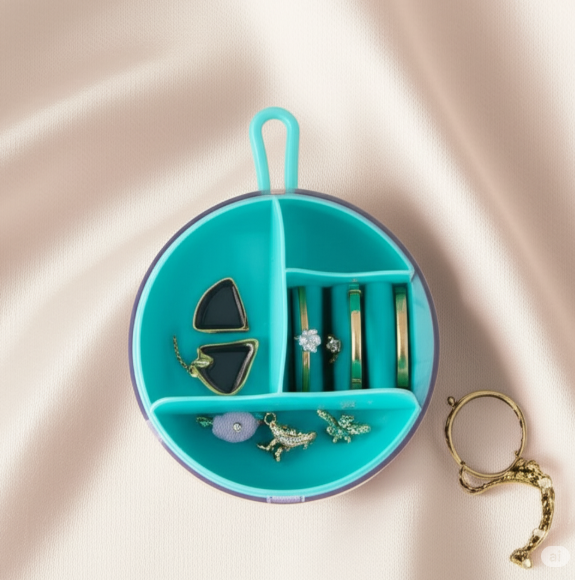 Portable Jewelry Box – Small Travel Organizer Case for Rings, Earrings & Necklaces Vallinex Ventures
