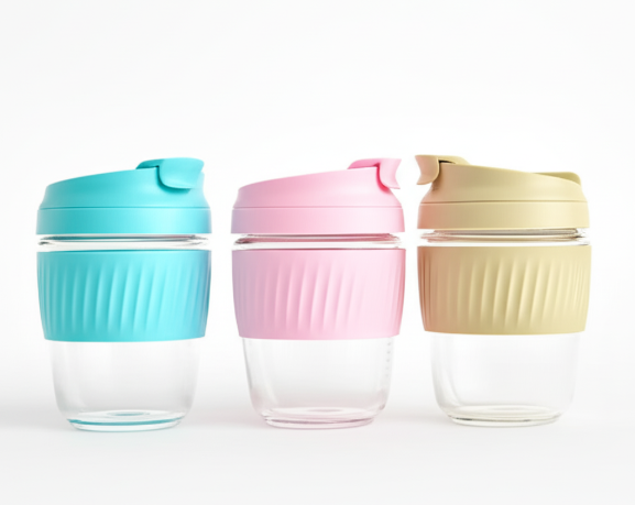 Glass Tumbler with Straw – Reusable Leakproof Drinking Cup for Coffee, Juice & Smoothies Vallinex Ventures