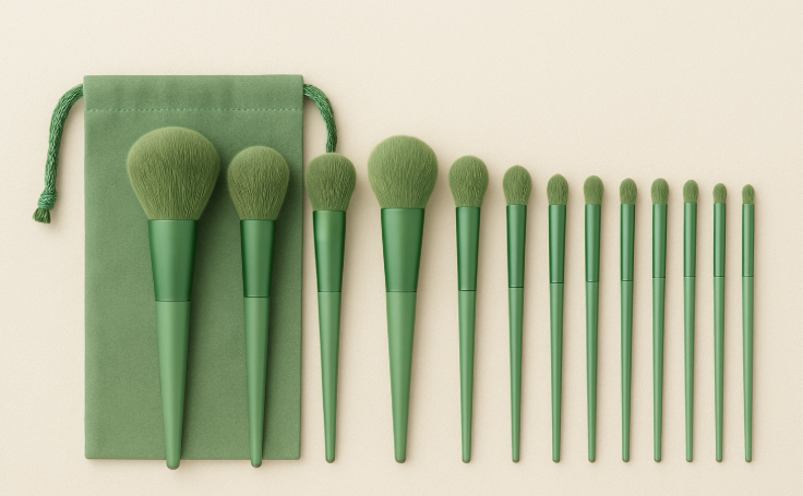 Makeup Brush Set (13 Pcs) – Professional Ultra-Soft Brushes with Travel Pouch Case Vallinex Ventures