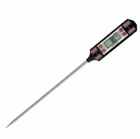 Digital Meat Thermometer – Stainless Steel Probe for Cooking, BBQ, Oven, Grill & Kitchen Use Vallinex Ventures