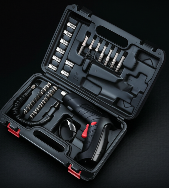 Electric Screwdriver Kit – Rechargeable Power Drill Set with 47 Precision Bits for DIY & Repairs Vallinex Ventures