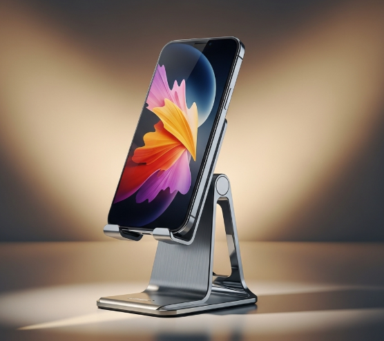 Adjustable Mobile Phone Stand – 360° Rotating Desk Holder with Height & Angle Adjustment Vallinex Ventures