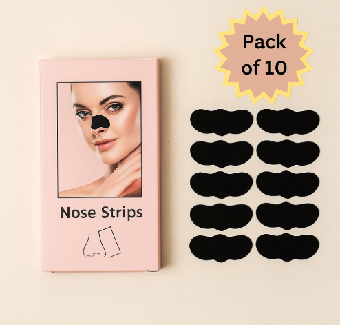 Blackhead Remover Nose Strips – Charcoal Pore Cleansing Strips for Face Care (Pack of 10) Vallinex Ventures
