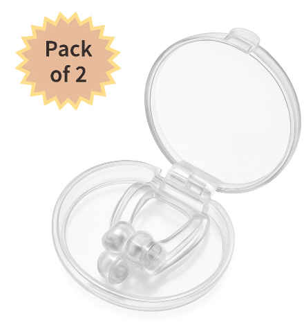 Anti Snoring Nose Clip – Comfortable Nasal Strips Sleep Aid Device, Pack of 2 Vallinex Ventures