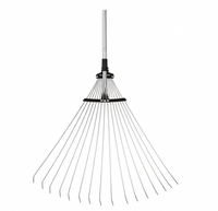 Garden Leaf Collector Rake – Heavy Duty Grabber Tool for Outdoor Lawn & Yard Cleaning Vallinex Ventures