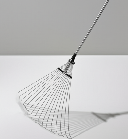 Garden Leaf Collector Rake – Heavy Duty Grabber Tool for Outdoor Lawn & Yard Cleaning Vallinex Ventures