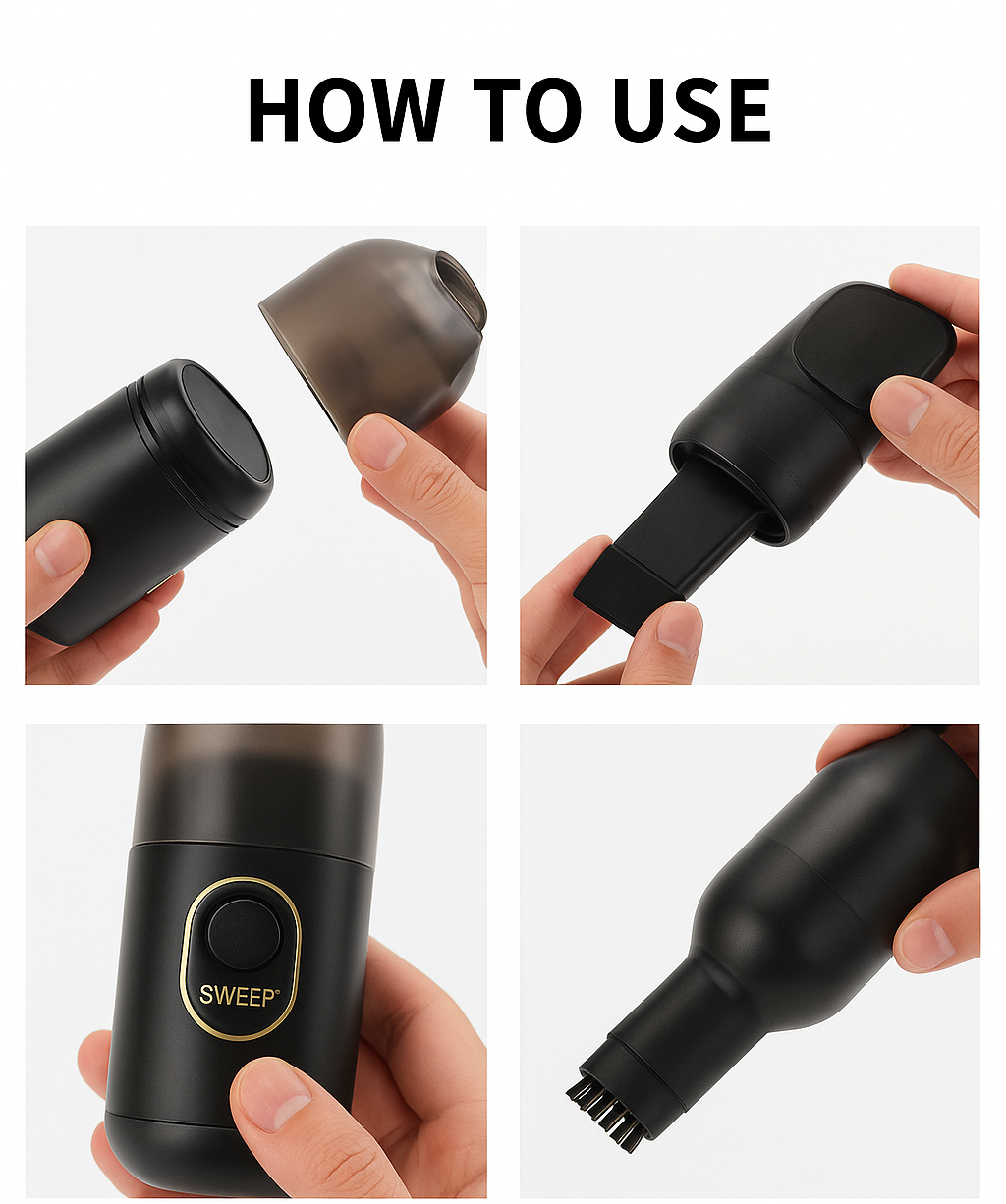 Mini Table Vacuum Cleaner – USB Rechargeable Dust & Crumb Cleaner for Desk & Home Use Vallinex Ventures